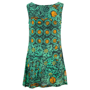 Das Taschenkleid – Sonnenblumen-Leuchtgrün