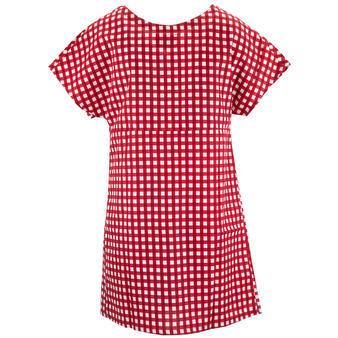 Lolo Short Shift Dress - Red Check