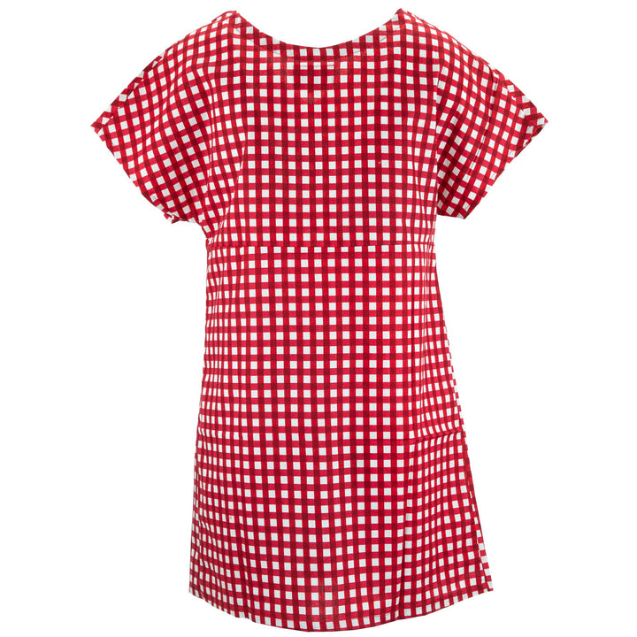 Lolo Short Shift Dress - Red Check