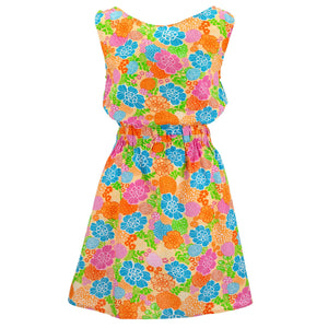 Stretch Waister Dress - Sunshine Flower