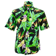Regular Fit Short Sleeve Shirt - Jungle Palm