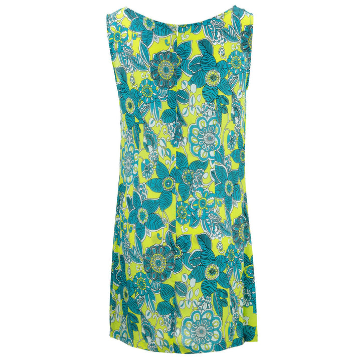 The Pocket Dress - Vivid Retro Flower
