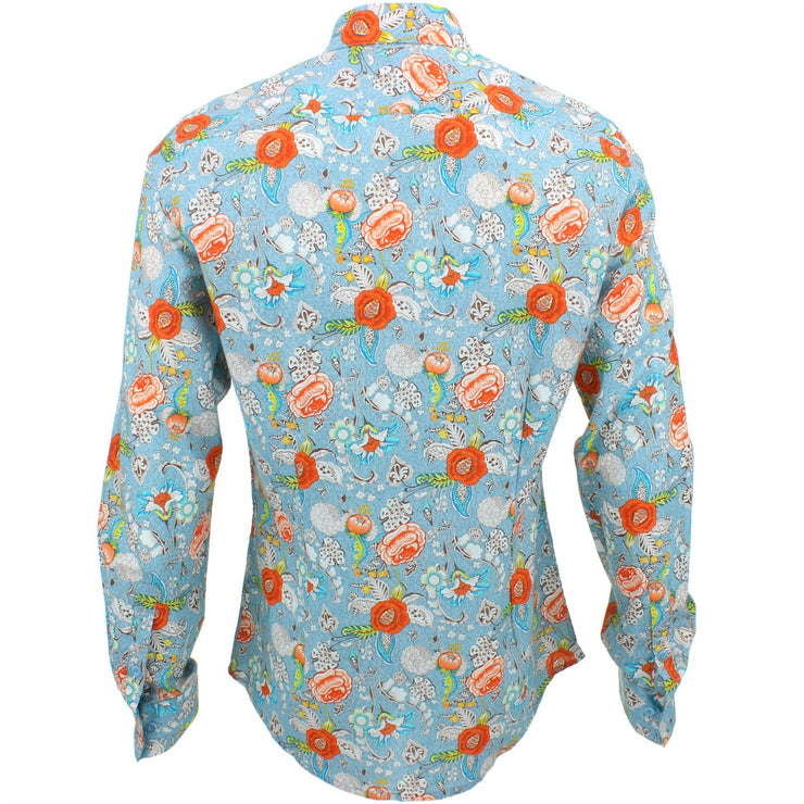 Slim Fit Long Sleeve Shirt - Jacobean Floral