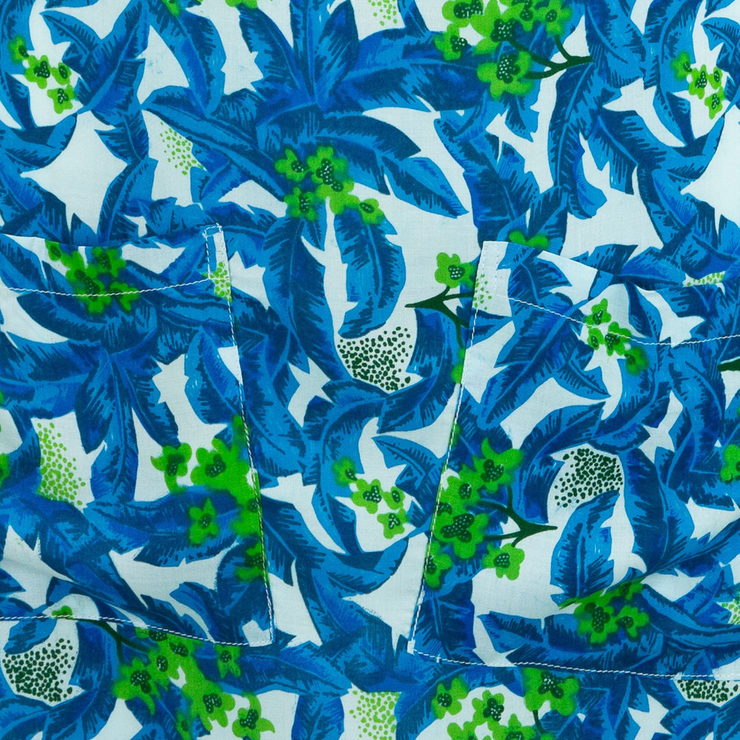 The Pocket Dress - Blue Palms