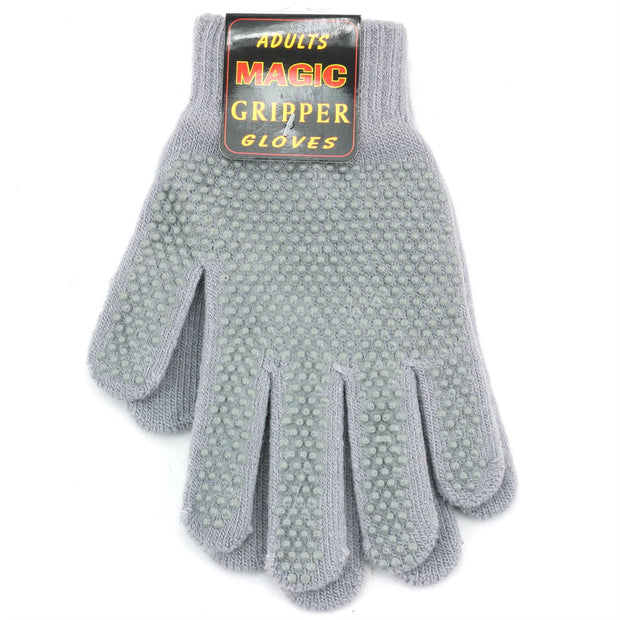 Adults Gripper Magic Gloves - Grey