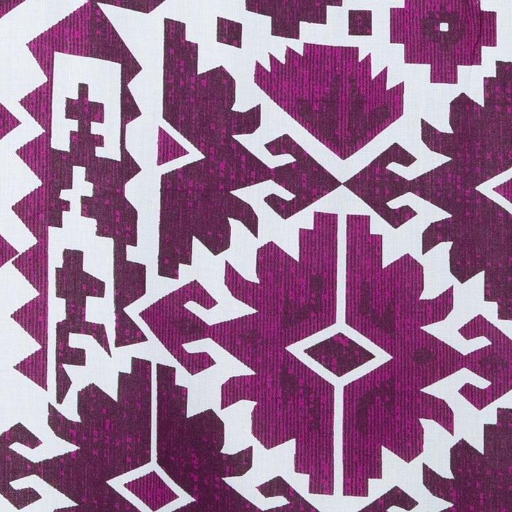 Lolo Short Shift Dress - Purple Aztec