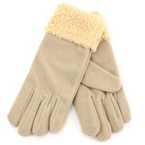 Ladies Gloves - Beige