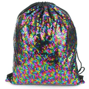 Sequin Drawstring Bag - Rainbow