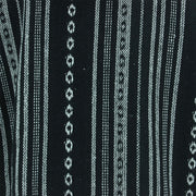 Woven Cotton Baja Hoodie - Black & White