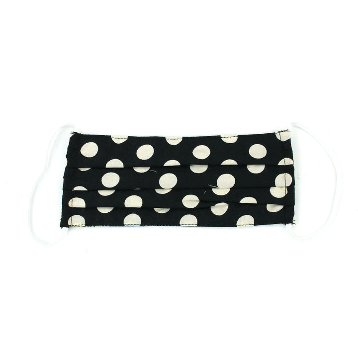 100% Cotton Handmade Pleated Face-Mask