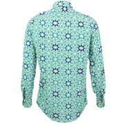 Tailored Fit Long Sleeve Shirt - Moroccan Tile