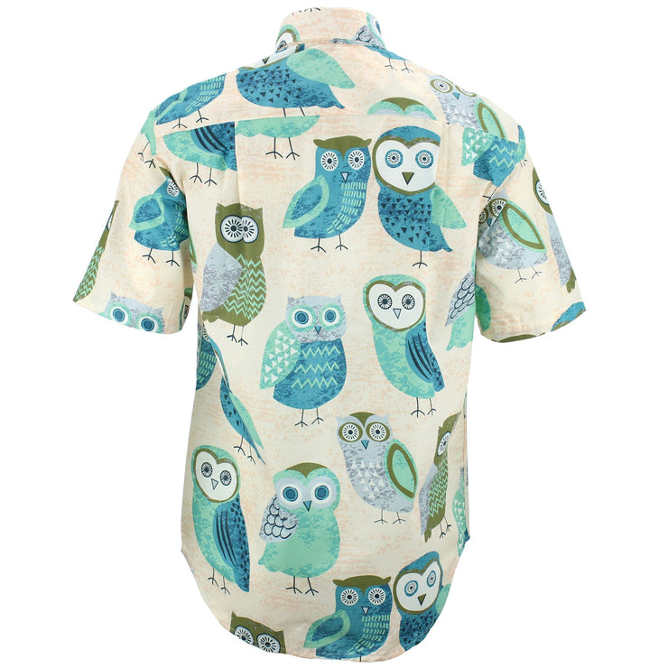 Regular Fit Short Sleeve Shirt - Owls