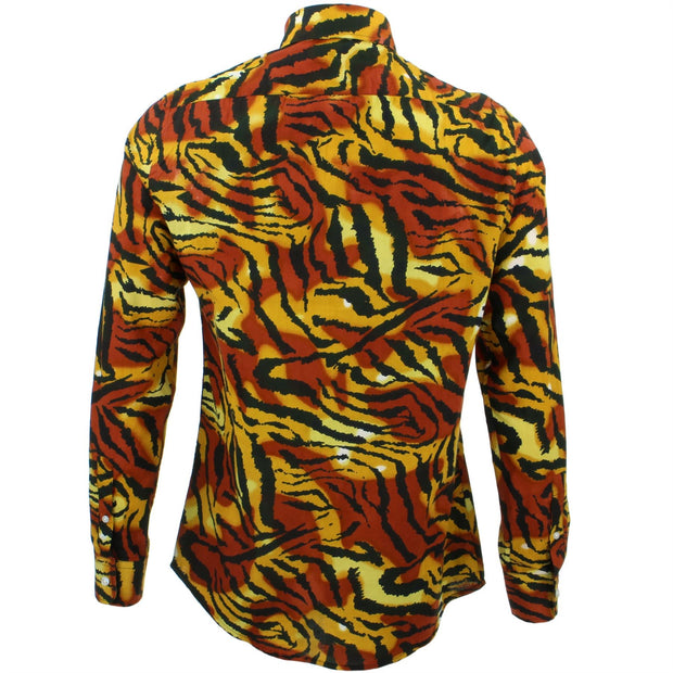 Tailored Fit Long Sleeve Shirt - Tiger