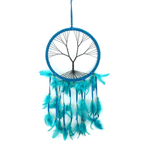 Dreamcatcher - Tree of Life 22cm Turquoise