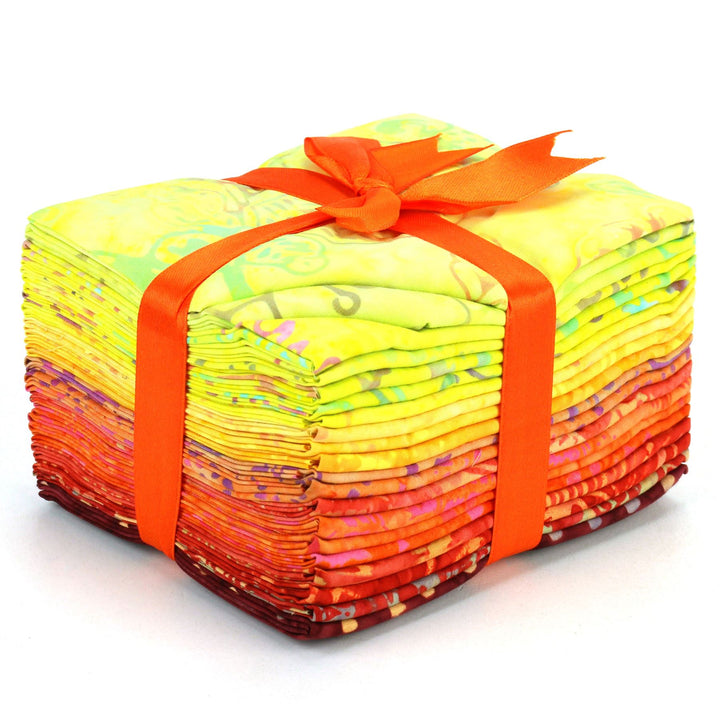 Fat Quarter - 20 Pieces of 19" x 20" Cotton Batik