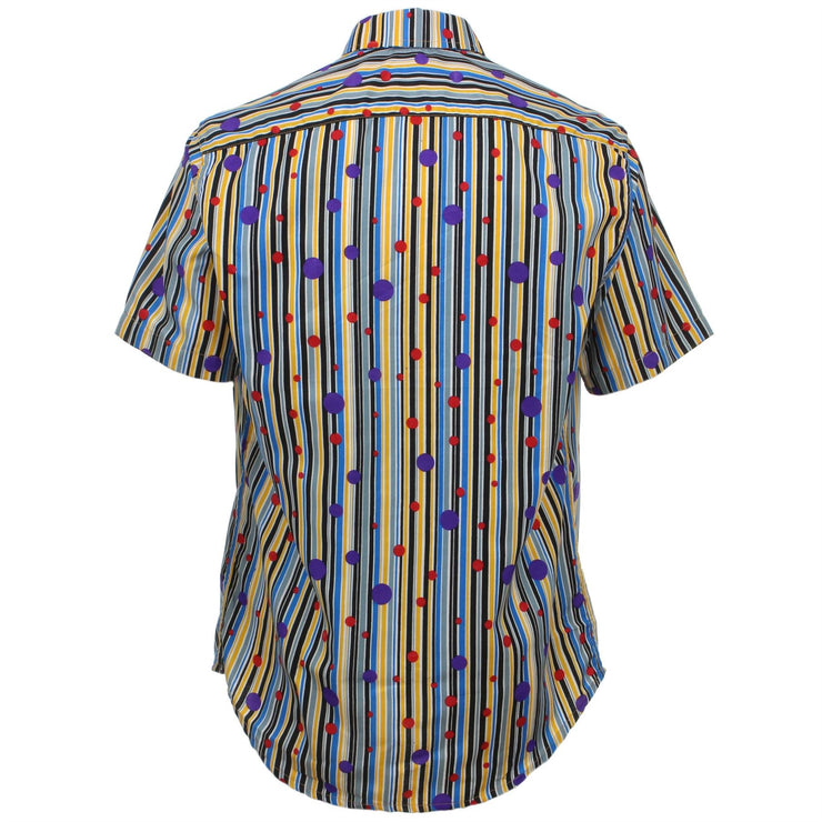 Tailored Fit Short Sleeve Shirt - Stripes & Spots